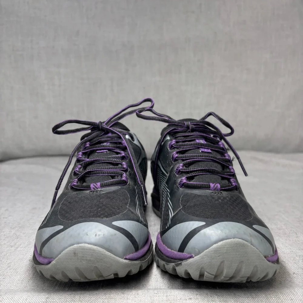 Merrell Sirens Edge 3 Trail Hiking Shoes Black Purple Mesh Waterproof Women's 9